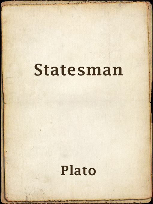 Title details for Statesman by Plato - Wait list